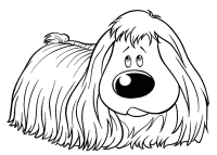 A coloring page of magic roundabout